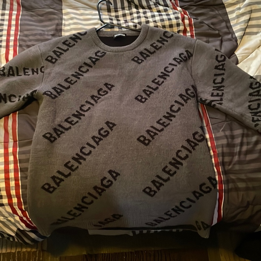 My Balenciaga sweater, wore it twice is a little tight on me